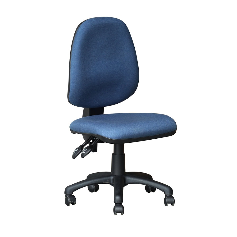 כסא עבודה ומחשב משרדי ללא ידיות דגם דין